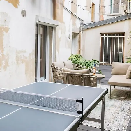 Chic 3br Oasis Near The Sea Ac 2 Terraces Daire *